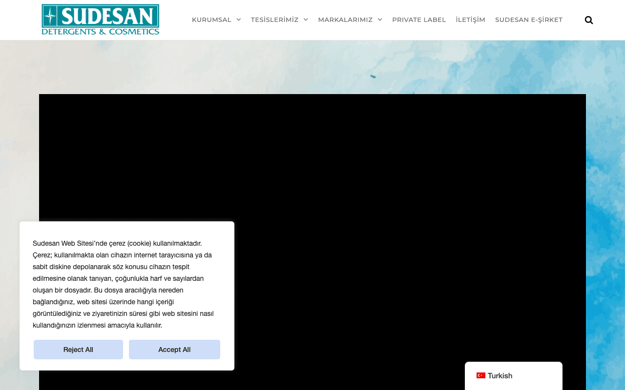 Sudesan web sitesi ekran görüntüsü